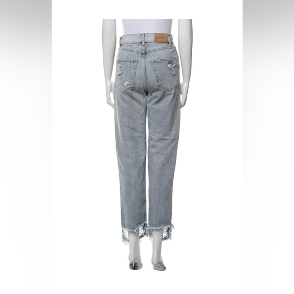 Retrofete Maggie two tone distressed jeans light wash 24 - Picture 5 of 12